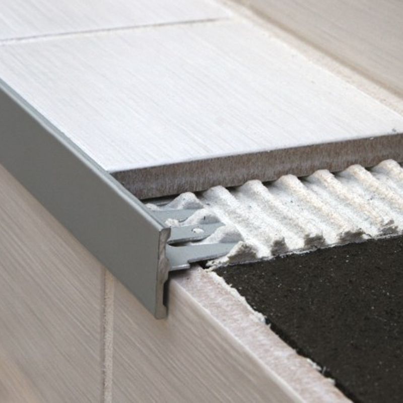 Aluminium Formable Tile In Stair Nosing NFA 2.6m Length (multiple